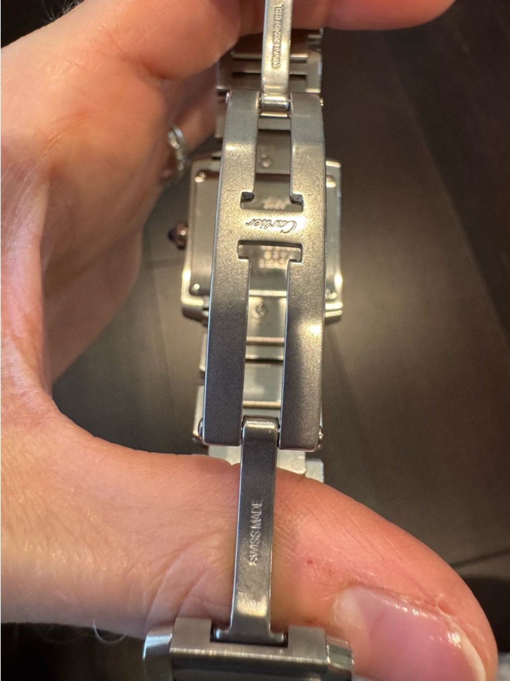 Cartier Tank Française Steel Mid Size Quartz Watch *under warranty 11/27 - Picture 12 of 16